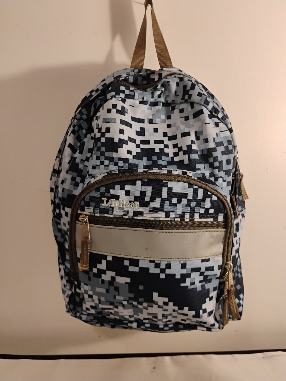L.L. Bean Men's Digital Camo Backpack in Blue/Gray